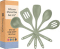 Starpack 'Stir & Serve' Silicone Cooking Utensils Set (5 Pcs) - 10.5" - Kitchen Utensil Set Heat Resistant to 600°F - Kitchen Utensils for Nonstick Cookware - Silicone Utensil Set for Mixing & Cooking