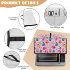 Easter Egg Polka Dot Print Toaster Oven Dust Cover for Easter Decor, Microwave Oven Cover, Stain-proof Case Fits Most Kitchen Small Appliances, (Large-18.5*22.5*12.99 inches)