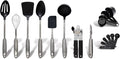 Gibson Home Eclectic 18 Piece Kitchen Tool/Gadget Combo Set, Silver