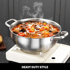 Delarlo Tri-Ply Stainless Steel 12 Inch Everyday Pan With Lid,kitchen everything pan, Chef's Pans,Induction Cooking Pot, 7.2QT Oven Safe Stock Pot, Up to 600℉