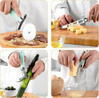 Generic Plastic Handle Cooking Tools Set Kitchen Utensil Kit with Spatula Spoon Turner Tongs Eco-friendly Material for Safe Healthy Baking and Cooking Gift for Home Cooks
