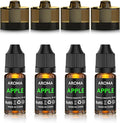 Cocktail Bubble Smoke Gun Accessories, 10ml, Includes 4 Contains, 4 Aromatic Flavor Oils, Apple Flavor