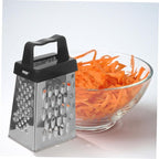 3pcs Essential Kitchen Tools Stainless Steel Grater Slicer Shredder Carrot Peeler Vegetable Chopper for Slicing Shredding and Peeling
