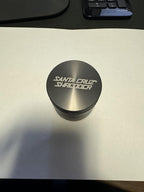 Santa Cruz Shredder Metal Spice Grinder with Textured Grip – 3-Piece Large 2.7" (Grey)