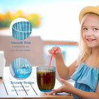 Acrylic Clear Highball Plastic Cups | Plastic Reusable Tumblers 15oz (Set of 8) | Stackable | BPA-free Tumblers | Shatterproof | Top-rack Dishwasher Safe