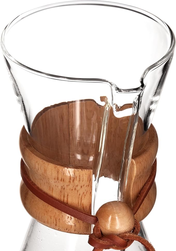AGOGO Pour Over Coffee Maker Glass - Barista Kit with 304 Stainless Filter for Home, Office, Camping, Cafes - Easy Clean Coffee Dripper Set (Soft Towel&Brush) (20oz Slim Shape w/SS Filter)