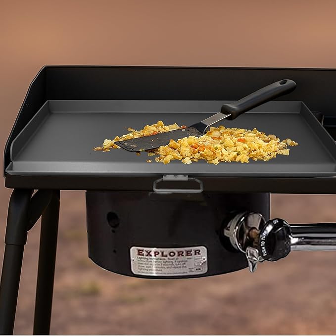 Flat Top Griddle for Camp Chef 2 Burner Stove EX60P EX60LW TB90 GB90D SPG90B TB90LWG StoveTop Parts for 16" & 14" Cooking Systems, 14" x 32" Camp Stove Griddle for Camp Chef Accessories, 1PC