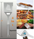 MUJUZE Grilling Accessories,Grill Utensils Set for Outdoor,Barbecue Tool Sets for Men,BBQ Accessories with Apron for Dad,Grill Tool Set,Grill Kit for Camping,Backyard