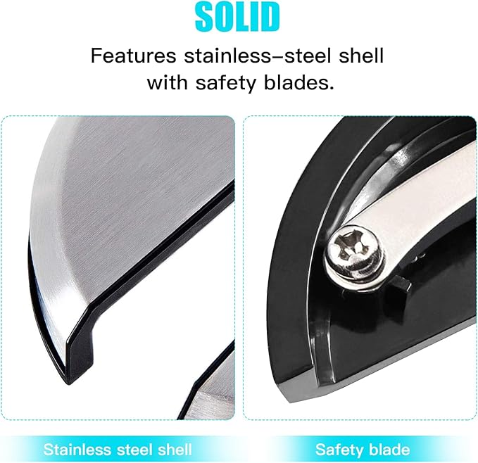 Wine Foil Cutter-Premium Stainless Steel Wine Foil Cutter Tool-Foil Cutter for Wine Bottles-Wine Foil Cutter Opener Neck Label Remover-Wine Top Seal Cutter-Wine Bottle Foil Cutter Opener