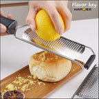 Grater Zester for Cheese Chocolate Lemon Fruit Ginger Multi-Tool Set Ergonomic Non-Slip Handle (Two Tools)…