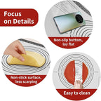 Silicone Pastry Mat for Dough Rolling,SIlicone Mat for Baking PIzza,Macaron, Pie Crust Pizza and Cookies Large Silicone Fondant Mat,Macaron Silicone Baking Mat