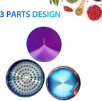 Matoolser 3 Inch Spice Grinder Mills for Kitchen (Rainbow)