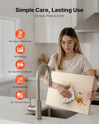 VEVOR Pizza Stone, 20 x 14 x 0.6 in Rectangular Cordierite Pizza Stone, 1450℉ Heat-Resistant Cook Stone, Extra Large Baking-Stone with Metal Peel, Scraper, for Kitchen Bake Oven, BBQ Grill