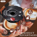 Podoy 119367 Reusable Coffee Filter Cover Lid Compatible with Keurig My K-Cup 2.0 Series K200 K250 K300 K350 K400 K450 K460 K475 K500 K550 K560 K575 Brewers (3 Pack)