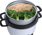Aroma Housewares 14-Cup (Cooked) (7-Cup UNCOOKED) Pot Style Rice Cooker and Food Steamer (ARC-747-1NG),White