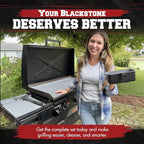 KITCHEN PERFECTION Ultimate Kit for Blackstone Griddle 36 Inch - Silicone Griddle Cover Mat + Griddle Accessories Mat + 2 PCS Silicone Grease Cup Liners Hermetic Protection from Rust & Debris All Year