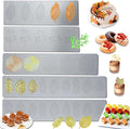 5PCS Leaf Molds Silicone,Acxydm Tuile Molds Silicone Baking Mold,Fondant Chocolate Molds Set with Silicone Leaf Mold and 3D Beehive Candy Lace Silicone Molds for Making Sugar Craft,Cupcakes