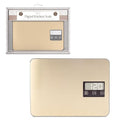 Rachel Zoe Digital Kitchen Food Scale with Non-Slip Base for Home and Kitchen, Measures in Pounds, Grams, Milliliters & Kilograms, Battery Operated Aluminum Electric Scale for Meals, Baking & Diets
