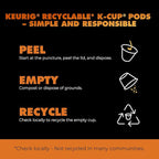 Chock Full o'Nuts Heavenly Hazelnut Coffee, Compatible with Keurig K-Cup Pods, 12 CT (Pack of 6)