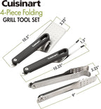 Cuisinart CGS-1000 4-Piece Folding Grill Tool Set