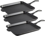 Lodge Cast Iron Square 11" Griddle (Pack of 3)