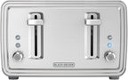 BLACK+DECKER 4-Slice Toaster, Stainless Steel, TR4900SSD