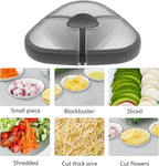 iplusmile Multipurpose Julienne Slicer and Vegetable Peeler with Stainless Steel Blades, Ergonomic Handle, Triangular Shape for Fruit, Carrot, Ginger, and Cheese Grating in Kitchen Cooking