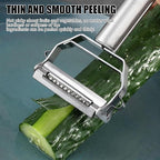 ReNext Multifunction Stainless Steel Julienne Peeler Vegetable Peeler Double Planing Grater Kitchen Accessories Cooking Tools