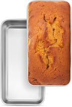 Leonyo 2 Pack Loaf Pans for Baking Bread, 9x5IN Stainless Steel Loaf Pans for Homemade Bread, Meatloaf, Bananas, Brownies, Lasagnas, Dishwasher Oven Safe
