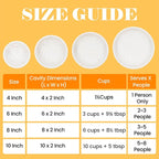 Vinino 10 Inch Silicone Round Cake Pan with Metal Reinforced Frame Set of 2, Nonstick Silicone Springform Pan for Baking Suitable for Making Layers, Cheese & Chocolate Cakes