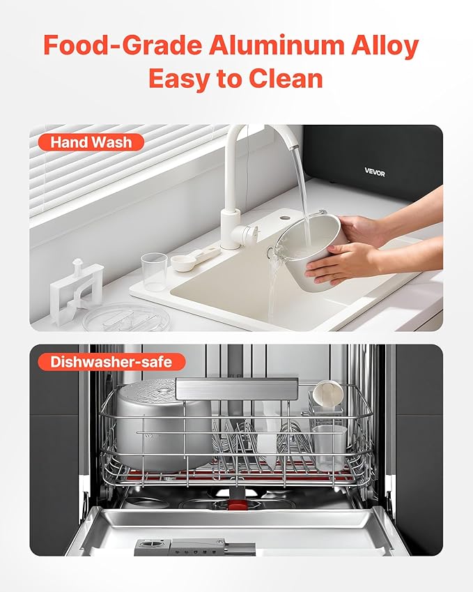 VEVOR Automatic Ice Cream Maker with Built-in Compressor, 1.5 Quart No Pre-freezing Gelato Maker, Electric Sorbet-Maker, 3 Modes Compressor Ice Cream Machine for Home Kitchen