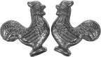 Garneck 2pcs Reusable Cast Iron Chicken Cooking Tool for Natural Iron Supplement for Vegans Athletes Anemia Support Cooking Accessory for Healthy Meals
