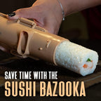 Alas Complete 20 Piece Sushi Making Set - Kit for Beginners & Pros with Knife, 2 Mats, Rice Bazooka and Dipping Plate