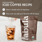 Fabula Low Acid Coffee, USDA Organic Ground Coffee Medium Roast - Non GMO - No Molds - Mycotoxins Pesticides Free - Single Origin Coffee - 12 oz