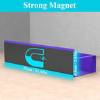 HuggieGems 4 Pack Magnetic Spice Storage Rack Organizer for Refrigerator and Oven, Purple Fridge Organizers and Storage