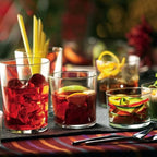 Bormioli Rocco Essential Decor Glassware – Set Of 12 Mini 7.5 Ounce Drinking Glasses For Water, Beverages ,Cocktails & Candle Holders – 7.5oz Clear Tempered Glass Tumblers