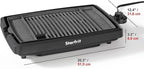 Starfrit The Rock Indoor Smokeless Electric BBQ Grill - Non-Stick 10" x 16" Cooking Surface - Adjustable Temperature