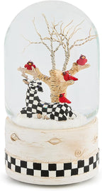 MACKENZIE CHILDS Snow Globe, Christmas Decor for Living Room, Farmhouse Deer