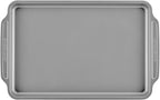 Farberware Bakeware Nonstick Baking Pans with Baking Sheets, Cake Pans, Meatloaf/Bread Pan, and Muffin Pan, 7 Piece Bakeware Set - Gray
