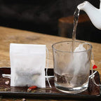 300Pcs Tea Filter Bags, Disposable Tea Filter Bags for Loose Leaf Tea from Safe Natural Materials, Empty Tea Bags Suitable for Loose-Leaf Tea, Spices, Herbs, Bring Tea Spoon (3.54 x 2.75 inch)