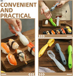 Sushi Mold Set Nigiri Rice Ball Maker Tool for DIY Sushi Easy to Use Reusable Assorted Colors for Family Gatherings and Creative Meals