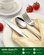 20 Piece Stainless Steel Silverware Set for 4 – Flatware Cutlery Set