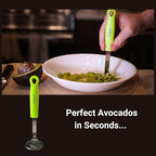Mini Avocado Masher, Heavy Duty, Kitchen Utensil. Stainless Steel, Tiny Masher, Compact Mini Masher for Avocado - Effortless Guacamole Preparation, Dishwasher Safe (Orange)