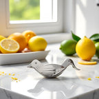 2Pcs Silver Manual Lemon Juicer, Exquisite Bird Stainless Steel Manual Lemon Juicer and Lime Squeezer for Orange Lemon Lime, Applied to Homes and Restaurant Fruit and Vegetable Tools