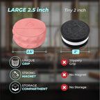 Kozo 2.5" Spice Grinder 2-Piece, Strong Grip By Kozo. (Pink)