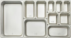 Winco Full Size 2.5" Deep Metal Food Pan/Steam Table Pan, Perforated, 22 Gauge