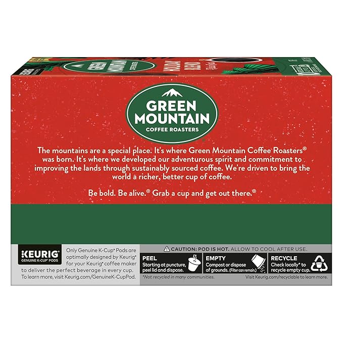 Green Mountain Coffee Roasters, Holiday Blend Coffee, Keurig Single Serve K-Cup Pods, 60 count