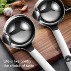 Stainless Steel Scoop Filter Grease Spoon Colander Spoon Soup Oil Separation Cooking Colander Tools Kitchen Gadgets Set