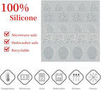 5PCS Leaf Molds Silicone Baking Fondant Tuile Molds, Hollow 3D Coral Branch Leaf Tuille Lace Silicone Cake Moulds, Polymer Clay Mold for Baking, Resin, Clay, Sugar Craft, Dessert Cake Decoration