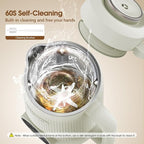 7 in 1 Nut Milk Maker Machine 28oz Automatic Milk Maker for Homemade Coconut, Oat, Soy, Plant-Based Milk, Juice with 18H Delay Start/6H Keep Warm/Self Cleaning (White)